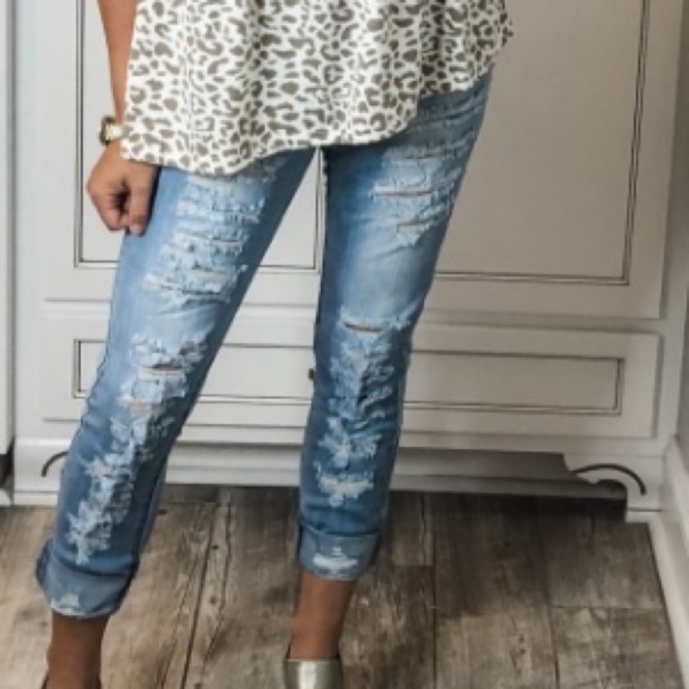 Distressed Jeans